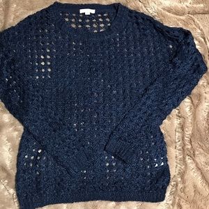 Zenana size medium navy knit sweater